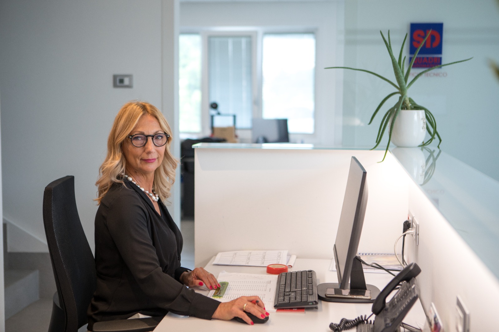 Foto Lauretta Rosa, segreteria e centralino, responsabile contabilità di SD Quadri Automation srl